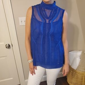 Electric blue Nanette Lepore blouse